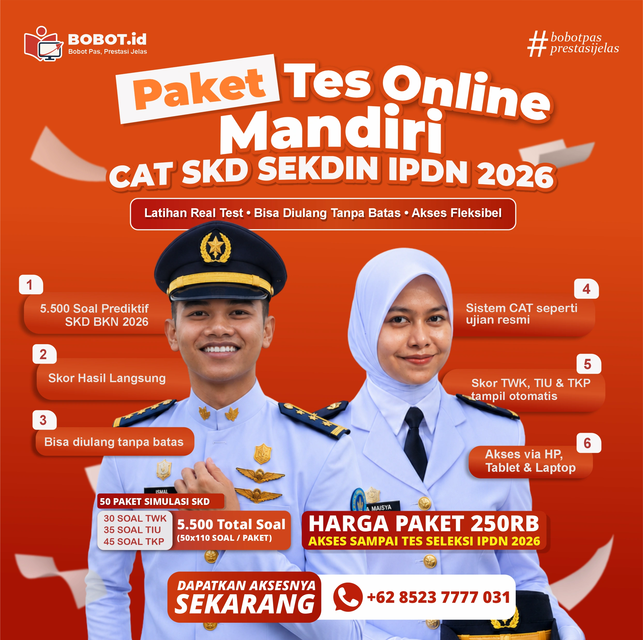 Akses Simulasi CAT SKD IPDN 2026