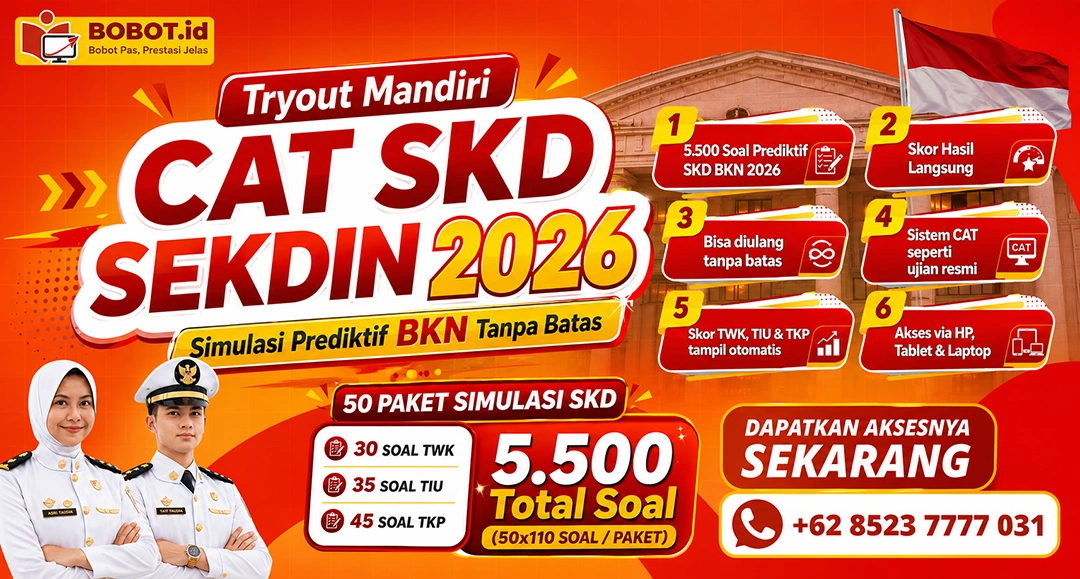 Try Out Mandiri CAT SKD Sekdin 2026