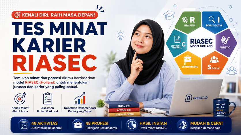 Asesmen Minat Karier RIASEC (Holland) – Tes Minat Bakat Karier