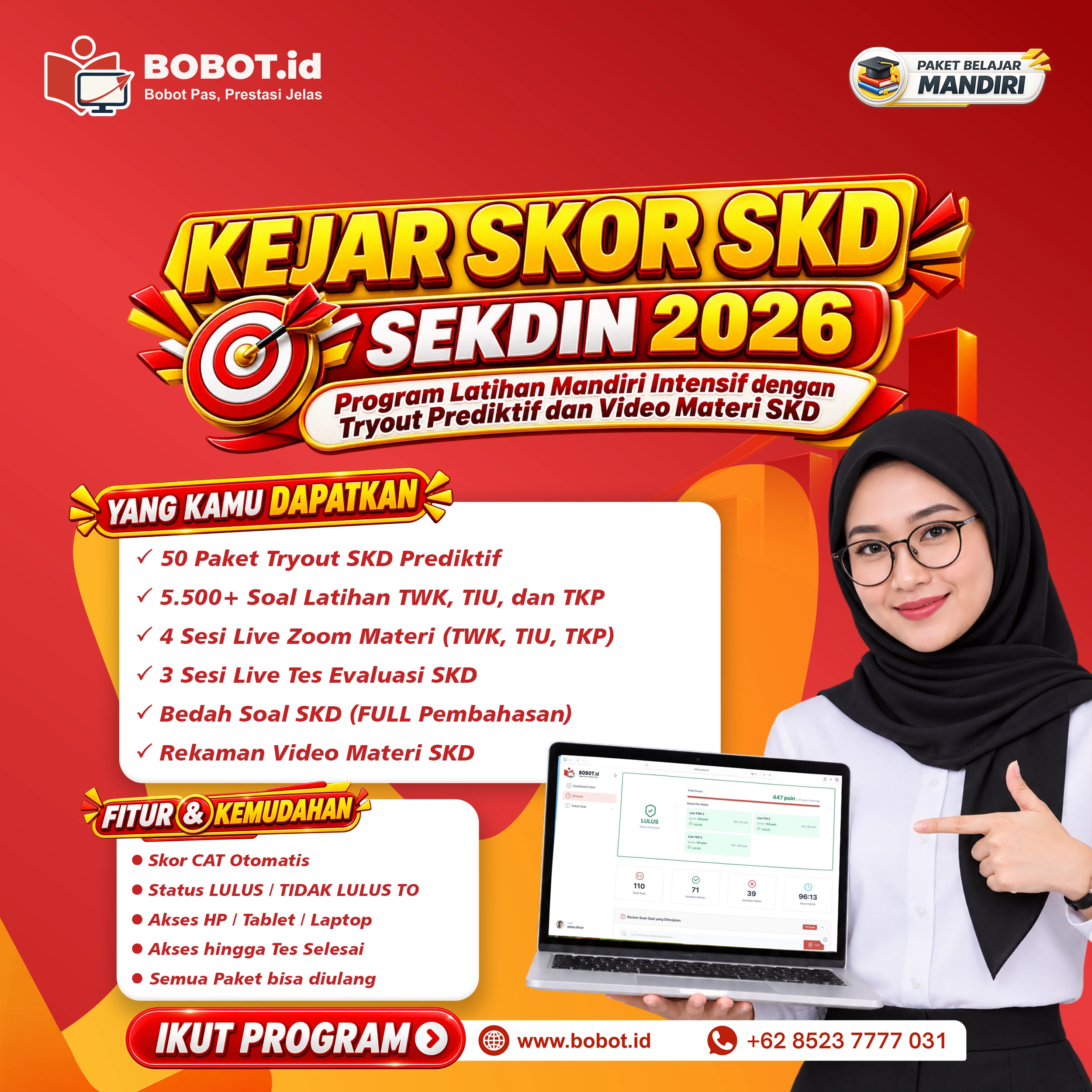 Kejar Skor SKD Sekdin 2026
